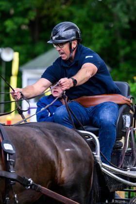260822 Fredrik Persson of Sweden with horses Fasco, Hertog Jan, Judson and Kermit compete in the Four-in-Hand Marathon during day 12 of the 2026 FEI World Championships on August 22, 2026 in Aachen. Photo: Emma Wallskog BILDBYRAN kod EW EW0697 ridsport equestrian rid-vm 2026 2026 fei world championships bbeng ridsport-vm fyrspann drivning körning Copyright: EMMAxWALLSKOG BB260822EW018