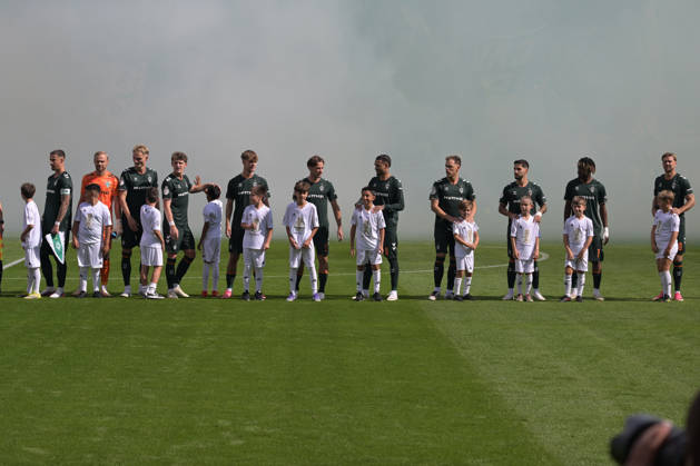 Der SV Werder Bremen , Lueneburger SK Hansa - SV Werder Bremen, Fussball, DFB-Pokal, DFB, 22.8.2026 DFB regulations prohibit any use of photographs as image sequences and or quasi-video Hamburg Hamburg Deutschland