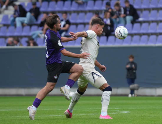 22.08.2026, eins Erzgebirgsstadion, Aue, GER, DFB Pokal, Erzgebirge Aue vs TSG Hoffenheim , Adam Hlozek (Hoffenheim) (Photo by Hasan Bratic DeFodi Images) -