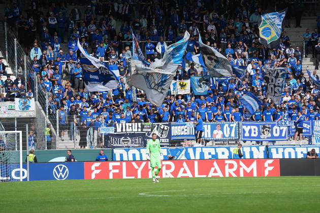 22.08.2026, eins Erzgebirgsstadion, Aue, GER, DFB Pokal, Erzgebirge Aue vs TSG Hoffenheim , Torwart Luca Philipp (Hoffenheim) (Photo by Hasan Bratic DeFodi Images) -