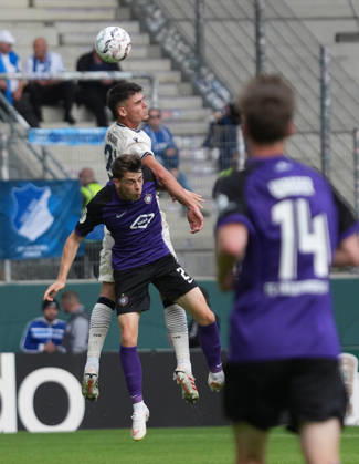 22.08.2026, eins Erzgebirgsstadion, Aue, GER, DFB Pokal, Erzgebirge Aue vs TSG Hoffenheim , Albian Hajdari (Hoffenheim) (Photo by Hasan Bratic DeFodi Images) -