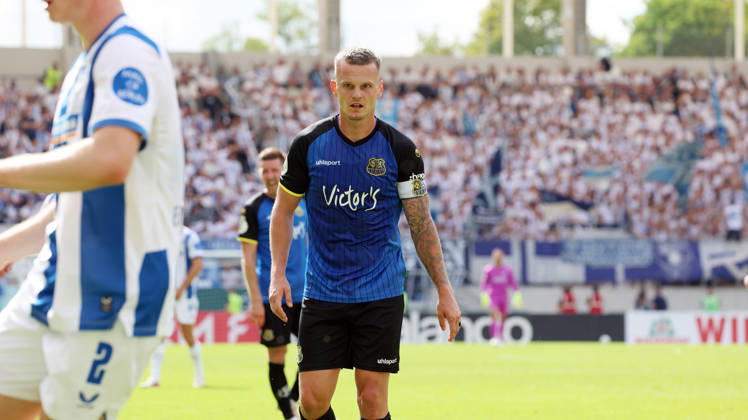 22.08.2026, xrekx, Fussball DFB Pokal 1.Runde, 1.FC Saarbruecken - Hertha BSC Berlin v.l. Florian Pick (1.FC Saarbruecken) (DFL DFB REGULATIONS PROHIBIT ANY USE OF PHOTOGRAPHS as IMAGE SEQUENCES and or QUASI-VIDEO) Saarbruecken