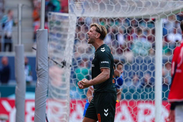 Torjubel nach Tor zum 0:2 per Elfmeter Strafstoss Niclas Füllkrug (SV Werder Bremen, 10) GER, Lüneburger SK Hansa vs. SV Werder Bremen, Fußball, DFB-Pokal, 1. Runde, Saison 2026 2027, 22.08.2026 GER, Lüneburger SK Hansa vs. SV Werder Bremen, Fußball, DFB-Pokal, 1. Runde, Saison 2026 2027, 22.08.2026 Hamburg Copyright: xEibner-Pressefoto MarcelxvonxFehrnx EP_MFN
