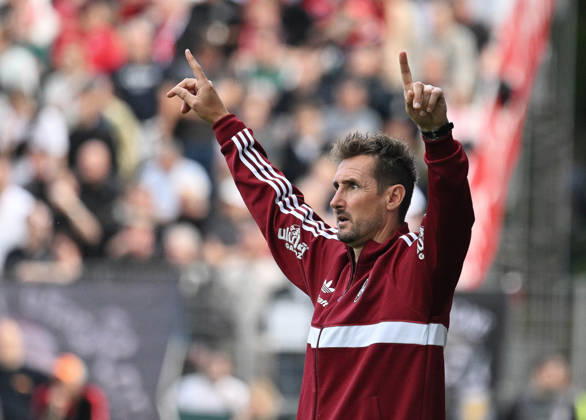 22.08.2026, xophax, Fussball , DFB - Pokal , 1.Runde Viktoria Köln gegen 1.FC Nürnberg Trainer Miroslav Klose ( 1.FC Nürnberg ) Köln