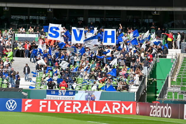 SV Hemelingen, Fanblock SV Hemelingen vs. Hannover 96, Fussball, DFB-Pokal, 1. Runde, Saison 2026 2027, 22.08.2026, SV Hemelingen vs. Hannover 96, Fussball, DFB-Pokal, 1. Runde, Saison 2026 2027, 22.08.2026 Bremen Copyright: xEibner-Pressefoto RobertxGertzenx EP_RGN