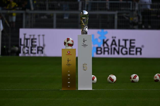 22.08.2026, xsltx, Fussball Franz Beckenbauer Supercup 2026, Borussia Dortmund - FC Bayern München v.l. Der Supercup Symbolfoto, Symbolbild (DFL DFB REGULATIONS PROHIBIT ANY USE OF PHOTOGRAPHS as IMAGE SEQUENCES and or QUASI-VIDEO) Dortmund