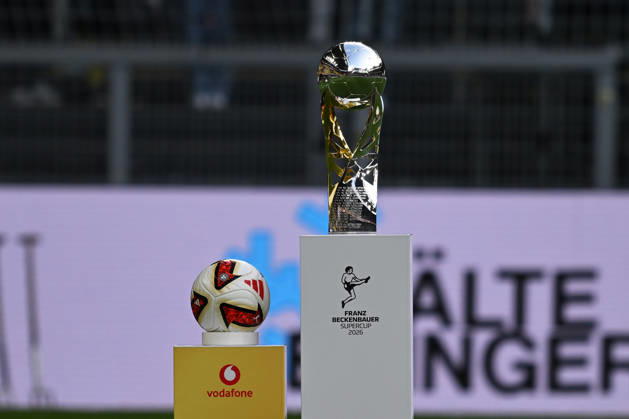 22.08.2026, xsltx, Fussball Franz Beckenbauer Supercup 2026, Borussia Dortmund - FC Bayern München v.l. Der Supercup Symbolfoto, Symbolbild (DFL DFB REGULATIONS PROHIBIT ANY USE OF PHOTOGRAPHS as IMAGE SEQUENCES and or QUASI-VIDEO) Dortmund