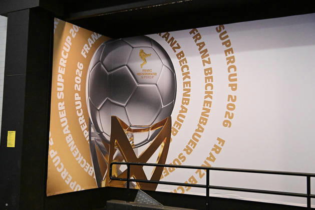 22.08.2026, xsltx, Fussball Franz Beckenbauer Supercup 2026, Borussia Dortmund - FC Bayern München v.l. Der Supercup Symbolfoto, Symbolbild (DFL DFB REGULATIONS PROHIBIT ANY USE OF PHOTOGRAPHS as IMAGE SEQUENCES and or QUASI-VIDEO) Dortmund