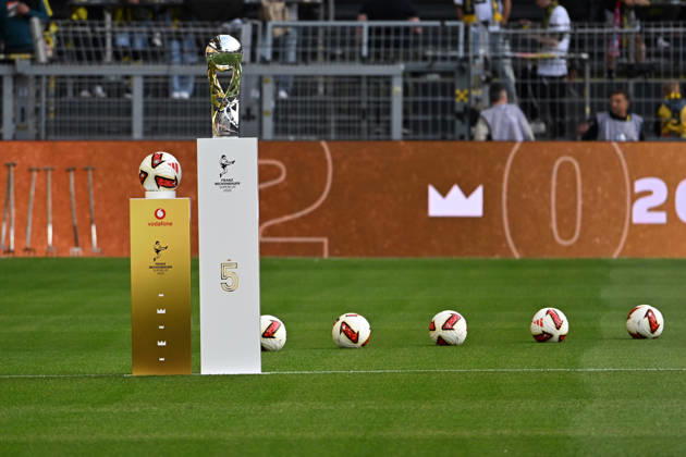 22.08.2026, xsltx, Fussball Franz Beckenbauer Supercup 2026, Borussia Dortmund - FC Bayern München v.l. Der Supercup Symbolfoto, Symbolbild (DFL DFB REGULATIONS PROHIBIT ANY USE OF PHOTOGRAPHS as IMAGE SEQUENCES and or QUASI-VIDEO) Dortmund