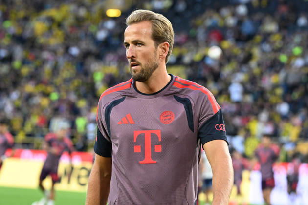 22.08.2026, xsltx, Fussball Franz Beckenbauer Supercup 2026, Borussia Dortmund - FC Bayern München v.l. Harry Kane (FC Bayern Muenchen) (DFL DFB REGULATIONS PROHIBIT ANY USE OF PHOTOGRAPHS as IMAGE SEQUENCES and or QUASI-VIDEO) Dortmund