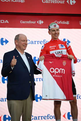 22-08-2026 Vuelta A Espana; Tappa 01 Monaco - Monaco; 2026, Uae Emirates - Xrg; Pogacar, Tadej; Principe, Alberto Di Monaco; Monaco - Montecarlo;