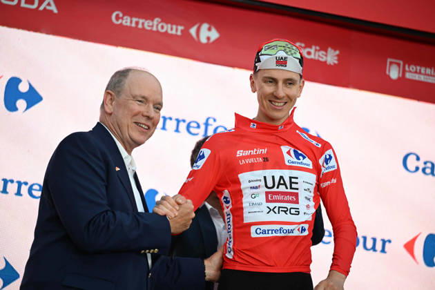 22-08-2026 Vuelta A Espana; Tappa 01 Monaco - Monaco; 2026, Uae Emirates - Xrg; Pogacar, Tadej; Principe, Alberto Di Monaco; Monaco - Montecarlo;