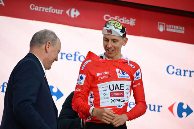 22-08-2026 Vuelta A Espana; Tappa 01 Monaco - Monaco; 2026, Uae Emirates - Xrg; Pogacar, Tadej; Principe, Alberto Di Monaco; Monaco - Montecarlo; 