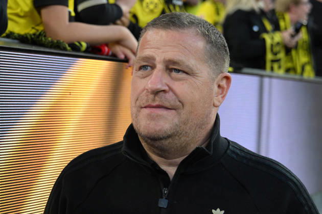 22.08.2026, xsltx, Fussball Franz Beckenbauer Supercup 2026, Borussia Dortmund - FC Bayern München v.l. Fußballfunktionär Vorstand Max Eberl (Bayern Muenchen) (DFL DFB REGULATIONS PROHIBIT ANY USE OF PHOTOGRAPHS as IMAGE SEQUENCES and or QUASI-VIDEO) Dortmund