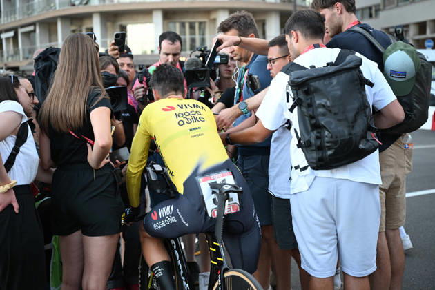22-08-2026 Vuelta A Espana; Tappa 01 Monaco - Monaco; 2026, Visma - Lease A Bike; Van Aert, Wout; Monaco - Montecarlo;
