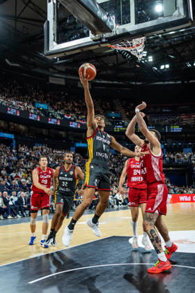 Basketball Hamburg 22.08.2026 Turkish Airlines Supercup 2026 Finale Deutschland (GER) - Kroatien (CRO) Maodo Lo (Deutschland, No.04)