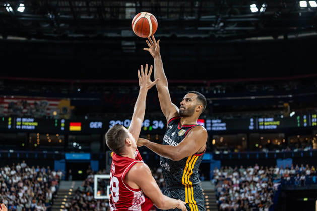 Basketball Hamburg 22.08.2026 Turkish Airlines Supercup 2026 Finale Deutschland (GER) - Kroatien (CRO) Johannes Thiemann (Deutschland, No.32)
