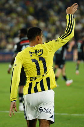 August 22, 2026, Kadikoy, Istanbul, Turkey: Mason Greenwood (C) of Fenerbahce celebrates after scores a goal during the Turkish Super League 2026 27 match between Fenerbahce and Konyaspor at the Chobani Stadium, Fenerbahce Sukru Saracoglu Sports Complex in Istanbul, Turkey, on August 22, 2026. Kadikoy Turkey - ZUMAu194 20260822_zip_u194_014 Copyright: xTolgaxUluturkx