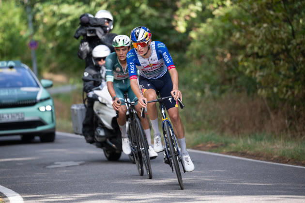 Lidl Deutschland Tour, Etappe 3, 22.08.2026 Giulio Pellizzari (ITA, Red Bull - BORA - hansgrohe) Bad Dürkheim Germany Copyright: xCarlaxHilgerx
