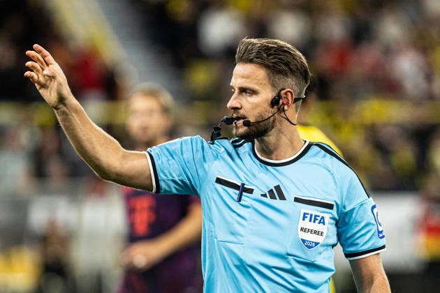 Franz-Beckenbauer-Supercup 2026: Borussia Dortmund - FC Bayern München; 22.08.2026 Daniel Schlager (Schiedsrichter, Bietigheim) Franz-Beckenbauer-Supercup 2026: Borussia Dortmund - FC Bayern München; Signal Iduna Park, Dortmund; 22.08.2026 Copyright: xBEAUTIFULxSPORTS Buriakovx