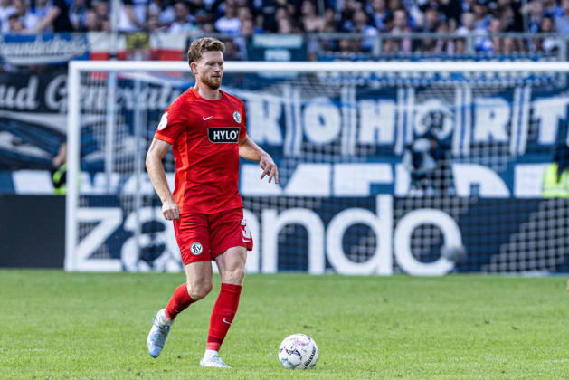 DFB-Pokal, 2026 2027, 1. Runde: MSV Duisburg - SV 07 Elversberg; 22.08.2026 Florian Le Joncour (SV 07 Elversberg, 3) DFB-Pokal, 2026 2027, 1. Runde: MSV Duisburg - SV 07 Elversberg; Schauinsland-Reisen-Arena, Duisburg; 22.08.2026 DFB regulations prohibit any use of photographs as image sequences and or quasi video. Copyright: xBEAUTIFULxSPORTS Buriakovx