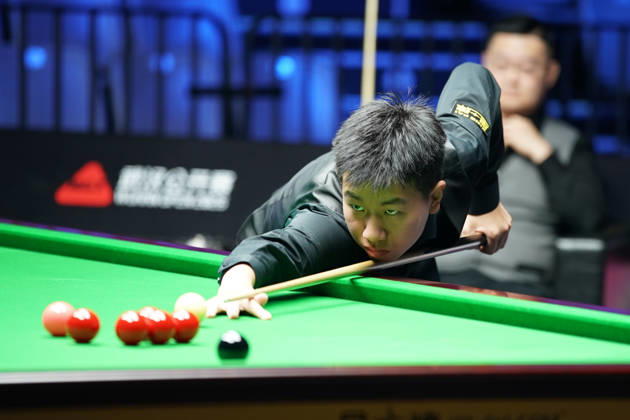 WUHAN, CHINA - AUGUST 23: Gao Yang of China plays a shot in the first round match against Guan Zhen of China on day 1 of Wuhan Open 2026 at the Optics Valley Gymnasium of Huazhong University of Science and Technology on August 23, 2026 in Wuhan, Hubei Province of China. Copyright: xTaixChengzhex 111661617319