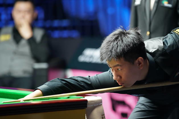 WUHAN, CHINA - AUGUST 23: Gao Yang of China plays a shot in the first round match against Guan Zhen of China on day 1 of Wuhan Open 2026 at the Optics Valley Gymnasium of Huazhong University of Science and Technology on August 23, 2026 in Wuhan, Hubei Province of China. Copyright: xTaixChengzhex 111661617303