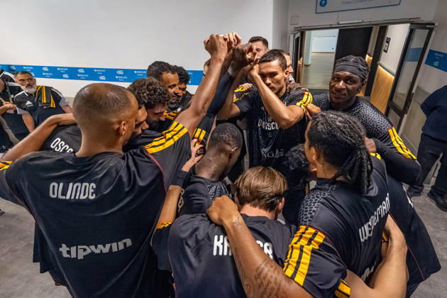 Basketball Hamburg 22.08.2026 Turkish Airlines Supercup 2026 Finale Deutschland (GER) - Kroatien (CRO) Team Huddle Kabine vor dem Spiel