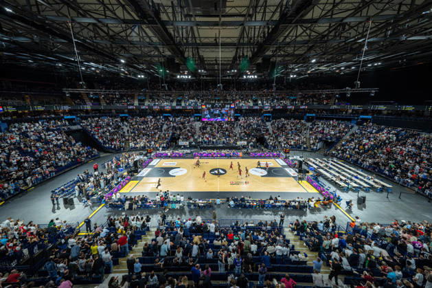 Basketball Hamburg 22.08.2026 Turkish Airlines Supercup 2026 Finale Deutschland (GER) - Kroatien (CRO) Barclay Arena Sportstätte