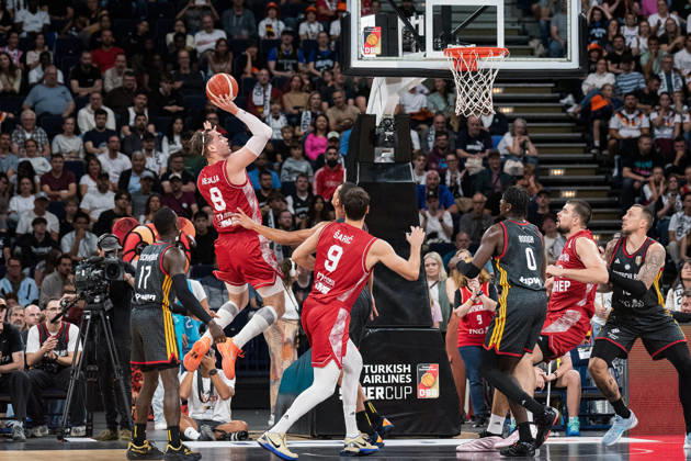 Basketball, Turkish Airlines Supercup 2026, Türkei - Kroatien, Barclays Arena (Hamburg), 22.08.2026, Finale Mario Hezonja ( 8, KROATIEN, Forward, Real Madrid)