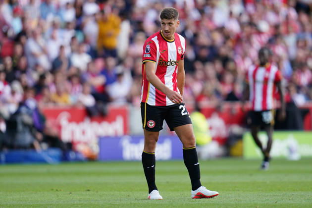 Brentford v Tottenham Hotspur - Premier League 2026 27 Vitaly Janelt of Brentford during the Premier League match between Brentford and Tottenham Hotspur at GTECH Community Stadium in London, United Kingdom, on August 22, 2026. United Kingdom  Copyright: xNewsxImagesx originalFilename:cosgrove-premierl260822_np6KM.jpg