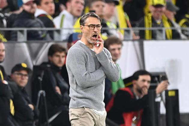 Trainer Niko KOVAC (DO) beobachtet das Spiel , gibt Anweisungen an seine Spieler, Fussball DFL Franz Beckenbauer Supercup 2026 Borussia Dortmund - FC Bayern Muenchen 1-2 am 22.08.2026 in Dortmund Deutschland. DFL regulations prohibit any use of photographs as image sequences and or quasi-video Â