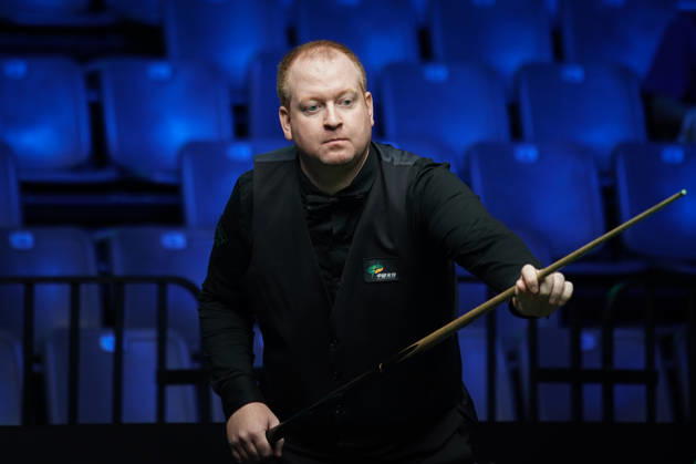 WUHAN, CHINA - AUGUST 23: Jordan Brown of Northern Ireland reacts in the first round match against Chris Wakelin of England on day 1 of Wuhan Open 2026 at the Optics Valley Gymnasium of Huazhong University of Science and Technology on August 23, 2026 in Wuhan, Hubei Province of China. Copyright: xTaixChengzhex 111661654928