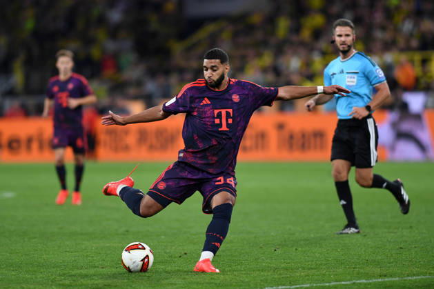 Ismael Saibari (FC Bayern Muenchen) in Aktion, am Ball, Einzelaktion waehrend des Franz-Beckenbauer-Supercup Endspiel 2026 zwischen Borussia Dortmund und FC Bayern Muenchen, Signal Iduna Park am 22. August 2026 in Dortmund, Deutschland. (Foto von Ralf Treese DeFodi Images) +++ Ismael Saibari (FC Bayern Muenchen) controls the ball during the Franz Beckenbauer Supercup match between Borussia Dortmund and FC Bayern Muenchen at Signal Iduna Park on August 22, 2026 in Dortmund, Germany. (Photo by Ralf Treese DeFodi Images) -