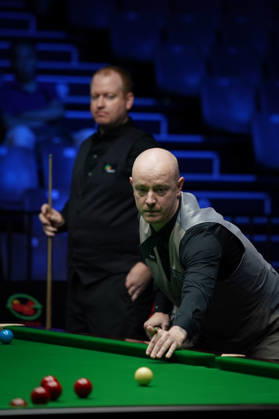 WUHAN, CHINA - AUGUST 23: Chris Wakelin of England plays a shot in the first round match against Jordan Brown of Northern Ireland on day 1 of Wuhan Open 2026 at the Optics Valley Gymnasium of Huazhong University of Science and Technology on August 23, 2026 in Wuhan, Hubei Province of China. Copyright: xTaixChengzhex 111661654926