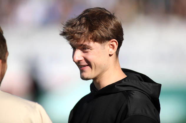 Fussball, Herren, DFB-Pokal, 1.Hauptrunde, Saison 2026 2027, TSV 1860 München - Holstein Kiel, Grünwalder Stadion Noah Klose (TSV 1860 München) Kopf, Portrait