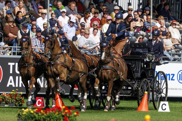 AACHEN - FEI World Championships 2026, AACHEN - FEI World Championships 2026 NAPROUS Daniel (GBR), Ippon, Jack, Lord P.C, Lyzander .V, Onno Stuntman Star Wars, Davinci Code, Games of Thrones and more FEI Driving World Championship, WM, Weltmeisterschaft Four-in-Hand Team & Individual Cones Kegelfahren Aachen, Reitstadion Soers 23. August 2026 -