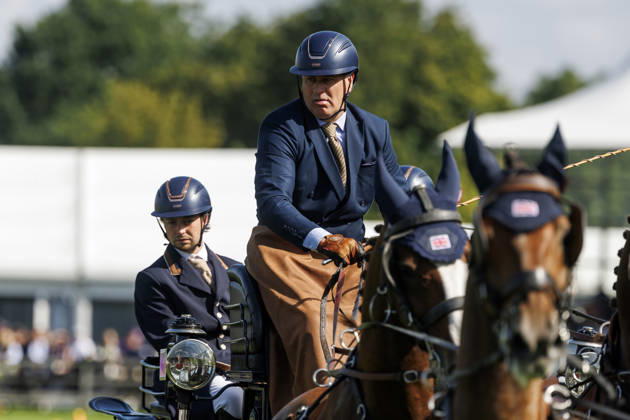 AACHEN - FEI World Championships 2026, AACHEN - FEI World Championships 2026 NAPROUS Daniel (GBR), Ippon, Jack, Lord P.C, Lyzander .V, Onno Stuntman Star Wars, Davinci Code, Games of Thrones and more FEI Driving World Championship, WM, Weltmeisterschaft Four-in-Hand Team & Individual Cones Kegelfahren Aachen, Reitstadion Soers 23. August 2026 -