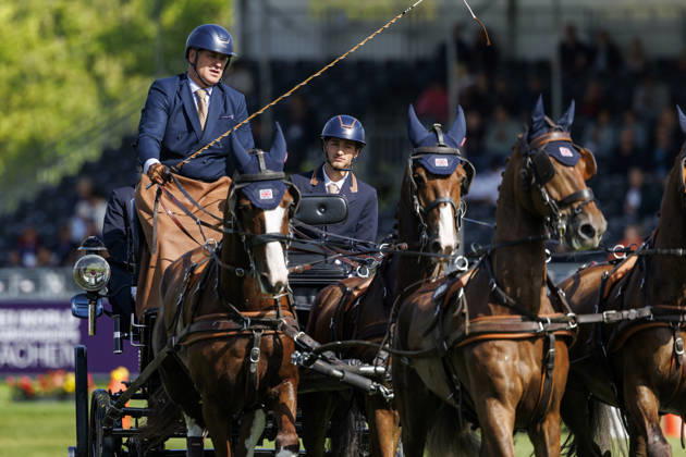 AACHEN - FEI World Championships 2026, AACHEN - FEI World Championships 2026 NAPROUS Daniel (GBR), Ippon, Jack, Lord P.C, Lyzander .V, Onno Stuntman Star Wars, Davinci Code, Games of Thrones and more FEI Driving World Championship, WM, Weltmeisterschaft Four-in-Hand Team & Individual Cones Kegelfahren Aachen, Reitstadion Soers 23. August 2026 -