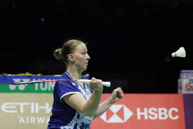 Thom Gicquel and Delphine Delrue Badminton World Champions - New Delhi Thom Gicquel of France and Delphine Delrue of France compete in the final match of mixed doubles during the BWF World Championships 2026 at Indira Gandhi Indoor Stadium in New Delhi, India on August 23, 2026. Photo by Anshuman Akash ABACAPRESS.COM New Delhi India Copyright: xAkashxAnshuman ABACAx