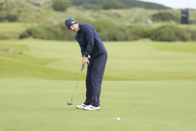 BALMEDIE, SCOTLAND - AUG 23: Yannik Paul (GER) putts on the 2nd green during Round 4 at the 2026 Nexo Championship at the Trump International Golf Links, Balmedie on August 23, 2026 in Aberdeenshire, Scotland The 2026 Nexo Championship