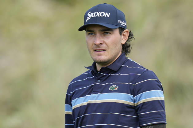 BALMEDIE, SCOTLAND - AUG 23: Maximilian Steinlechner (AUT) walks from the third tee during Round 4 at the 2026 Nexo Championship at the Trump International Golf Links, Balmedie on August 23, 2026 in Aberdeenshire, Scotland The 2026 Nexo Championship