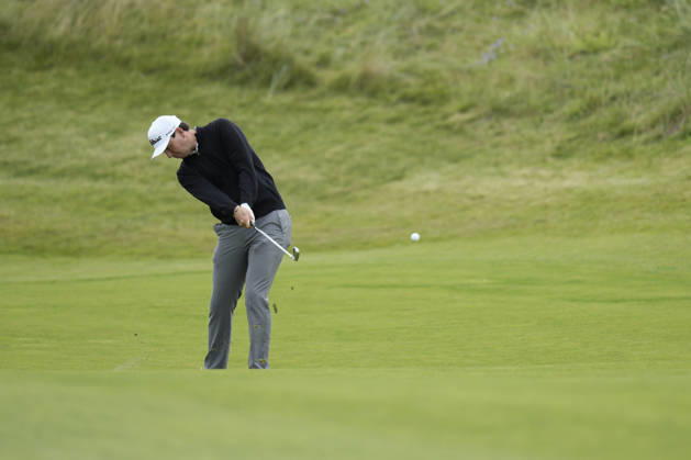 BALMEDIE, SCOTLAND - AUG 23: Jovan Rebula (RSA) plays from the first fairway during Round 4 at the 2026 Nexo Championship at the Trump International Golf Links, Balmedie on August 23, 2026 in Aberdeenshire, Scotland The 2026 Nexo Championship