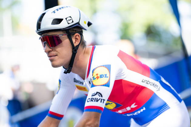 Lidl Deutschland Tour, Etappe 4, 23.08.2026 Mathias Vacek (CZE, Lidl - Trek) Heilbronn Germany Copyright: xCarlaxHilgerx