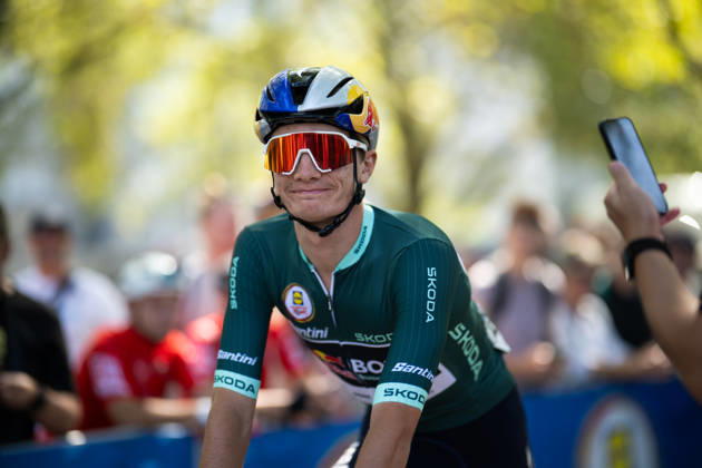 Lidl Deutschland Tour, Etappe 4, 23.08.2026 Giulio Pellizzari (ITA, Red Bull - BORA - hansgrohe) Heilbronn Germany Copyright: xCarlaxHilgerx