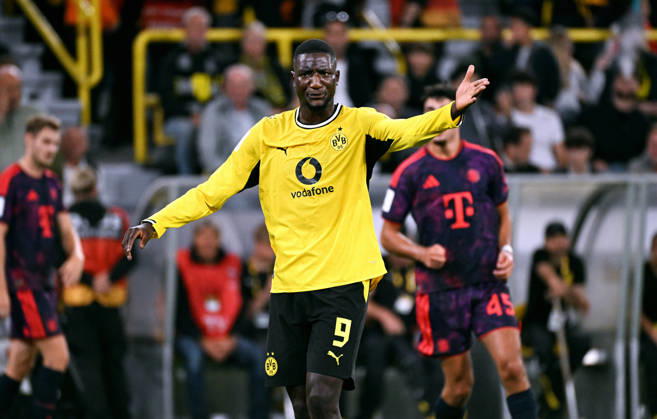 Dortmund, Germany, 1. Bundesliga, Supercup, Signal Iduna Park Dortmund, Bor. Dortmund vs FC Bayern München 1:2; Serhou Guirassy (BVB).