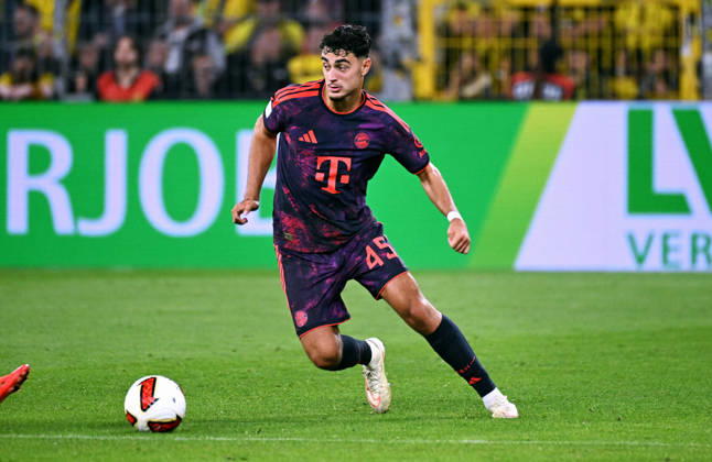 Dortmund, Germany, 1. Bundesliga, Supercup, Signal Iduna Park Dortmund, Bor. Dortmund vs FC Bayern München 1:2; Aleksandar Pavlovic (FCB).