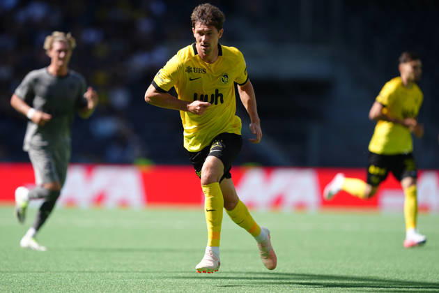Bern, Switzerland - August 23: Christian Fassnacht (16 YB) during the Brack Super League match between BSC Young Boys and FC Vaduz at Stadion Wankdorf on August 23, 2026 in Bern, Switzerland. Copyright: xKjetilxWaberx xSPPx Sportspressphoto_SPR213568