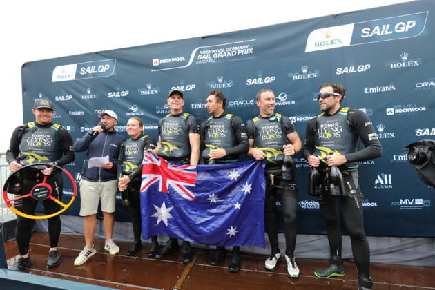Australische SAIL-GP-Sieger in Sassnitz
