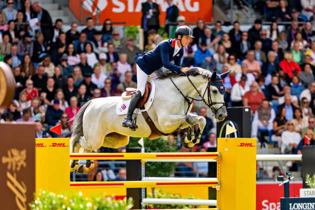 Scott Brash auf Hello Mango (GBR) FEI Jumping World Championship, WM, Weltmeisterschaft Aachen 2026, Third Competition Individual Final, Longines-Prize, 23.08.2026 FEI Jumping World Championship Aachen 2026, Third Competition Individual Final, Longines-Prize, 23.08.2026 Aachen Copyright: xEibner-Pressefoto J.xDerondeaux EP_JDU